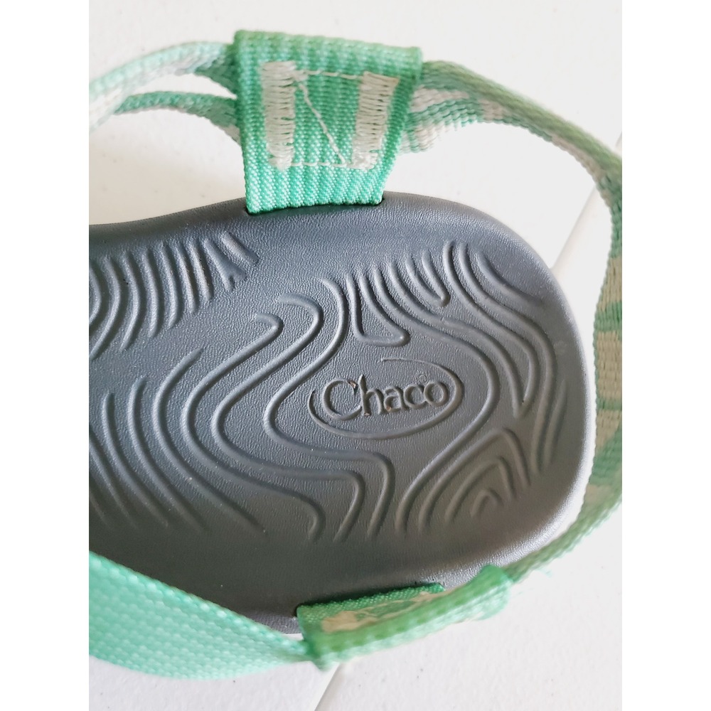 Chaco Womens Z Cloud 2 Mint Green Strappy Toe Loop Hiking Sandals Size 7 J107070 - Picture 4 of 10